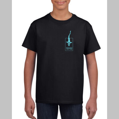 Youth Shark Tee Blue Thumbnail